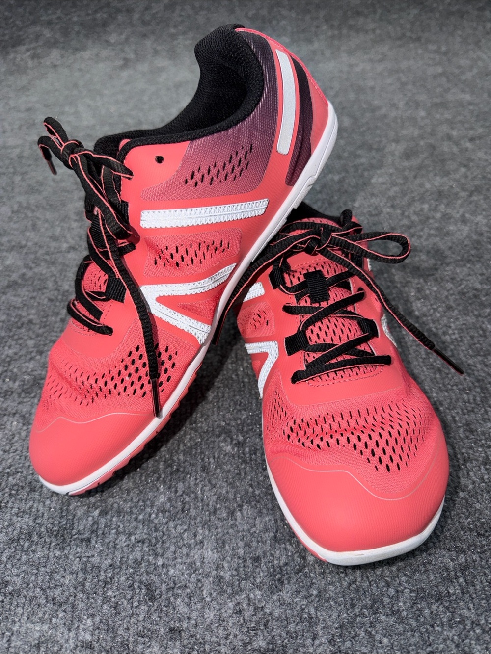 Xero Shoes HFS Women's Barefoot Running Shoes in the "Coral Hush"